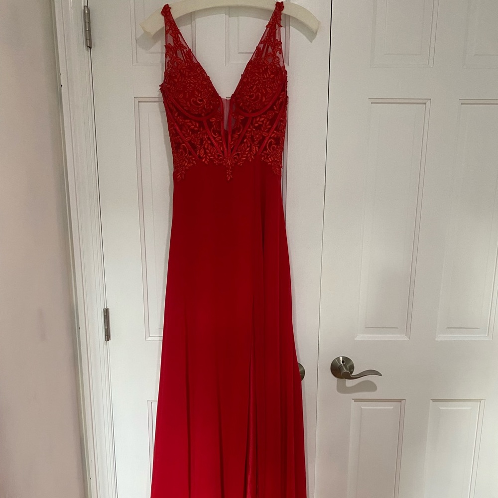 Sexy Red Prom Dress